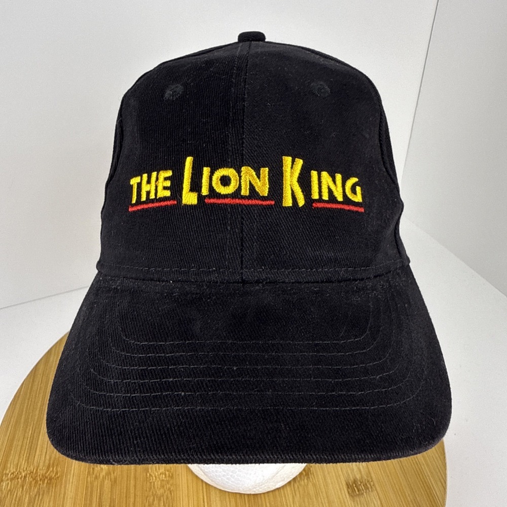 Vintage Disney The Lion King Broadway Production VIP Strapback Baseball Hat‎ Cap